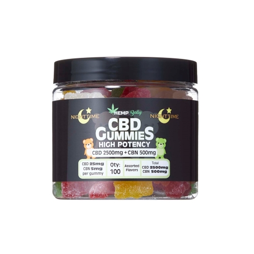 CBD グミ／2500mg ヘンプベイビー 1粒CBD25mg + CBN5mg 100個 / HEMP